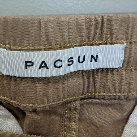 PacSun Cargo Jogger Pants Elastic Waist Drawstring Pockets Utility - Size M - Picture 7 of 12